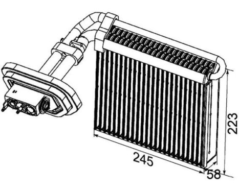 Evaporator, air conditioning BEHR *** PREMIUM LINE ***, Image 2