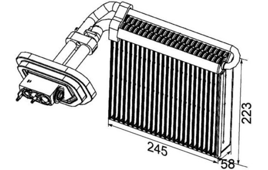 Evaporator, air conditioning BEHR *** PREMIUM LINE ***
