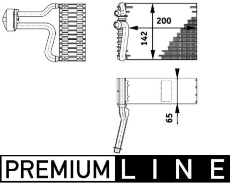 Evaporator, air conditioning BEHR *** PREMIUM LINE ***