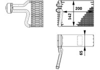Evaporator, air conditioning BEHR *** PREMIUM LINE ***