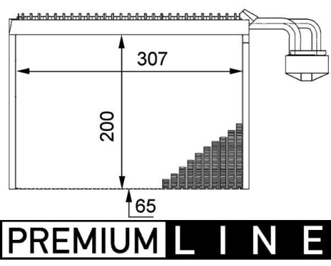 Evaporator, air conditioning BEHR *** PREMIUM LINE ***