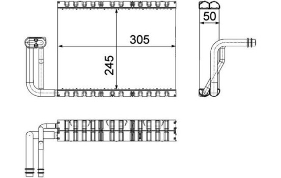 Evaporator, air conditioning BEHR *** PREMIUM LINE ***