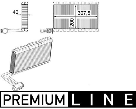 Evaporator, air conditioning BEHR *** PREMIUM LINE ***