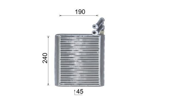 Evaporator, air conditioning BEHR *** PREMIUM LINE ***, Image 14