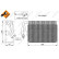 Evaporator, air conditioning EASY FIT 36059 NRF