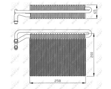 Evaporator, air conditioning EASY FIT 36096 NRF, Image 5