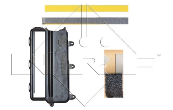 Evaporator, air conditioning EASY FIT 36142 NRF, Image 6