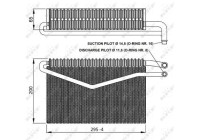Evaporator, air conditioning EASY FIT 36152 NRF