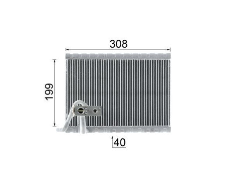 Evaporator, air conditioning PREMIUM LINE, Image 12
