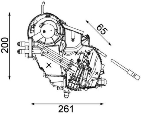 Evaporator, air conditioning PREMIUM LINE, Image 2