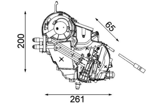 Evaporator, air conditioning PREMIUM LINE