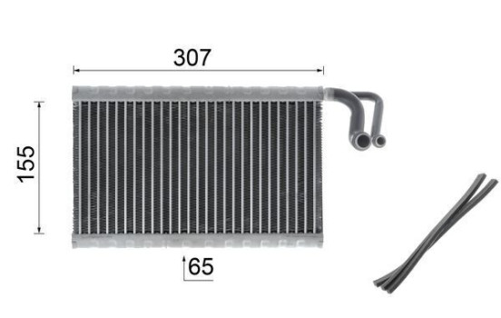 Evaporator, air conditioning PREMIUM LINE, Image 11