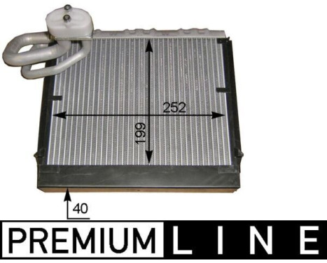Evaporator, air conditioning PREMIUM LINE, Image 2