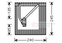 Evaporator, air conditioning