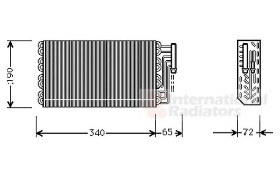 Evaporator, air conditioning, Image 2