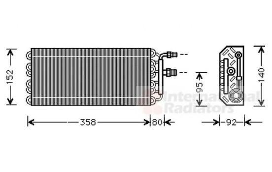 Evaporator, air conditioning, Image 2