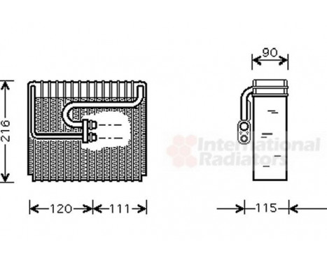 Evaporator, air conditioning, Image 2