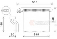 Evaporator, air conditioning