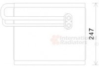 Evaporator, air conditioning