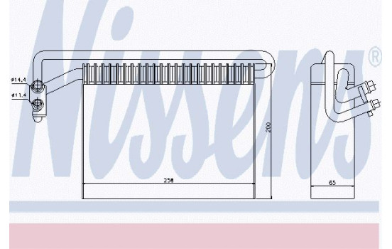 Evaporator, air conditioning