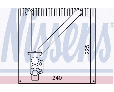 Evaporator, air conditioning