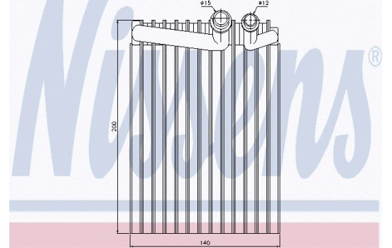 Evaporator, air conditioning