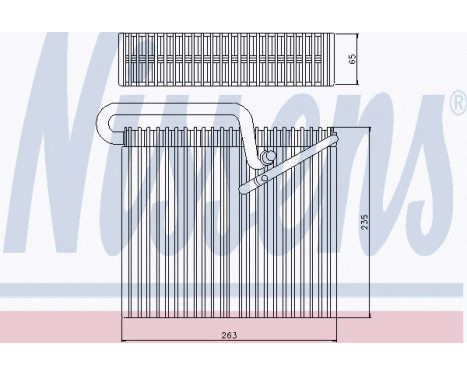 Evaporator, air conditioning