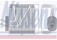 Evaporator, air conditioning