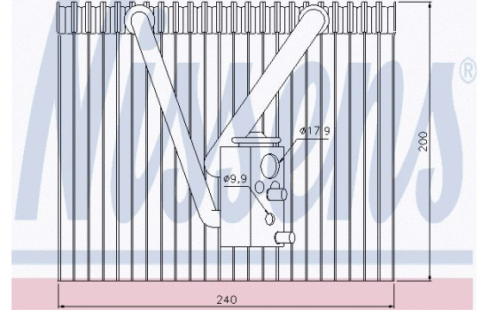 Evaporator, air conditioning