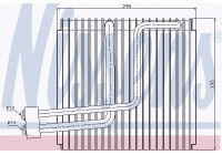 Evaporator, air conditioning