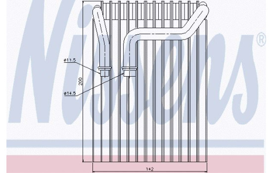 Evaporator, air conditioning