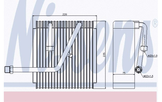 Evaporator, air conditioning