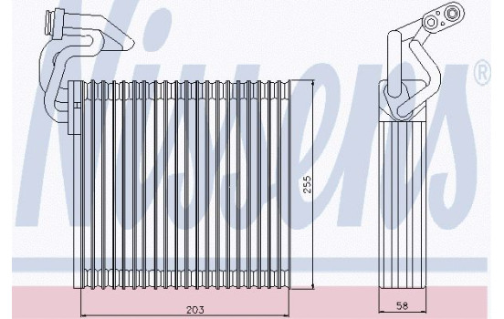 Evaporator, air conditioning