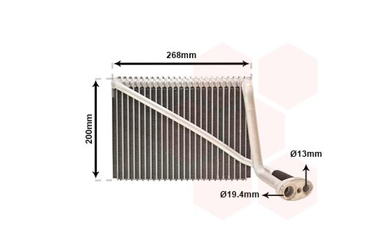 Evaporator, air conditioning, Image 2