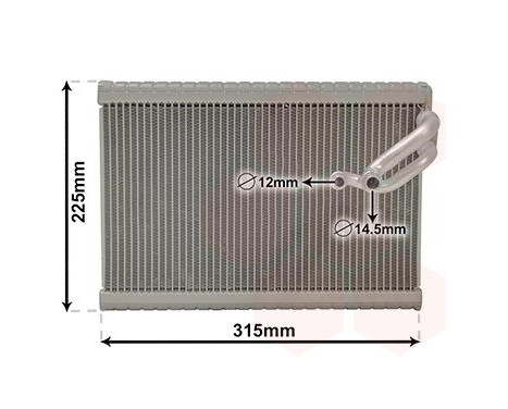 Evaporator, air conditioning