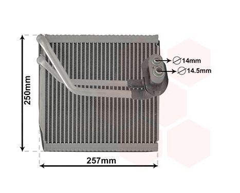 Evaporator, air conditioning