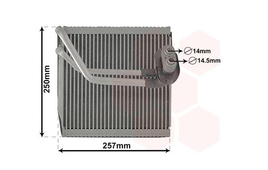 Evaporator, air conditioning