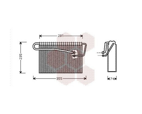 Evaporator, air conditioning, Image 2