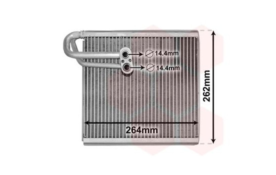 Evaporator, air conditioning