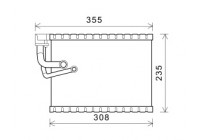 Evaporator, air conditioning