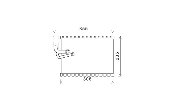 Evaporator, air conditioning