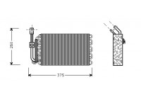 Evaporator, air conditioning