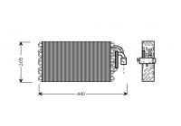 Evaporator, air conditioning