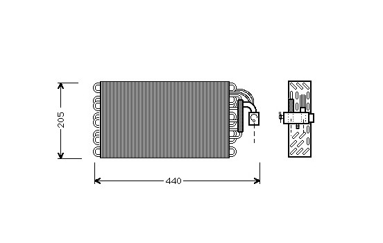 Evaporator, air conditioning