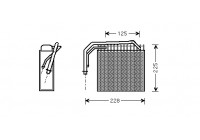 Evaporator, air conditioning