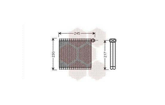 Evaporator, air conditioning, Image 2
