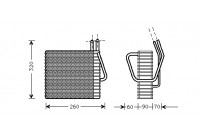 Evaporator, air conditioning