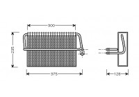 Evaporator, air conditioning