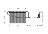 Evaporator, air conditioning