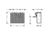 Evaporator, air conditioning